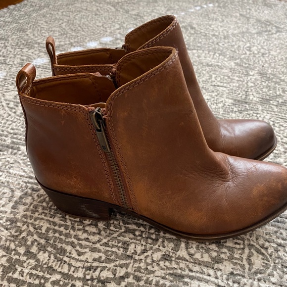Lucky Brand Light Brown/tan Booties - Picture 1 of 4